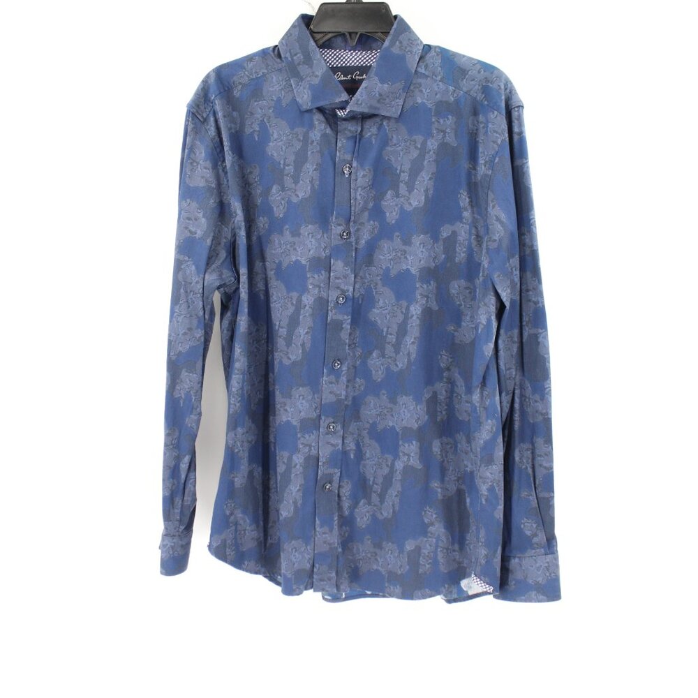 Robert Graham Shirt Mens XL Modern Americana Tailored Fit Long Sleeve Button Up